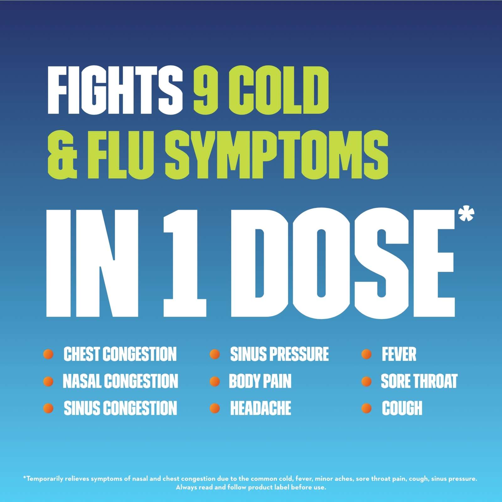 Multi-Action® Congestion, Cold & Flu Caplets