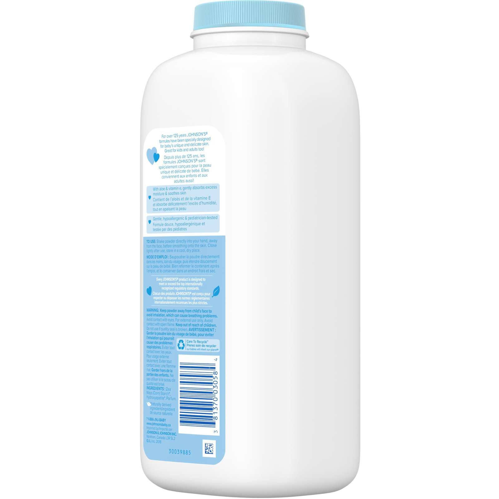 Baby Powder with Aloe Vera, Vitamin E, and Cornstarch