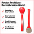 Microdermabrasion Wand, Exfoliating Facial Skincare Tool with Real Diamonds