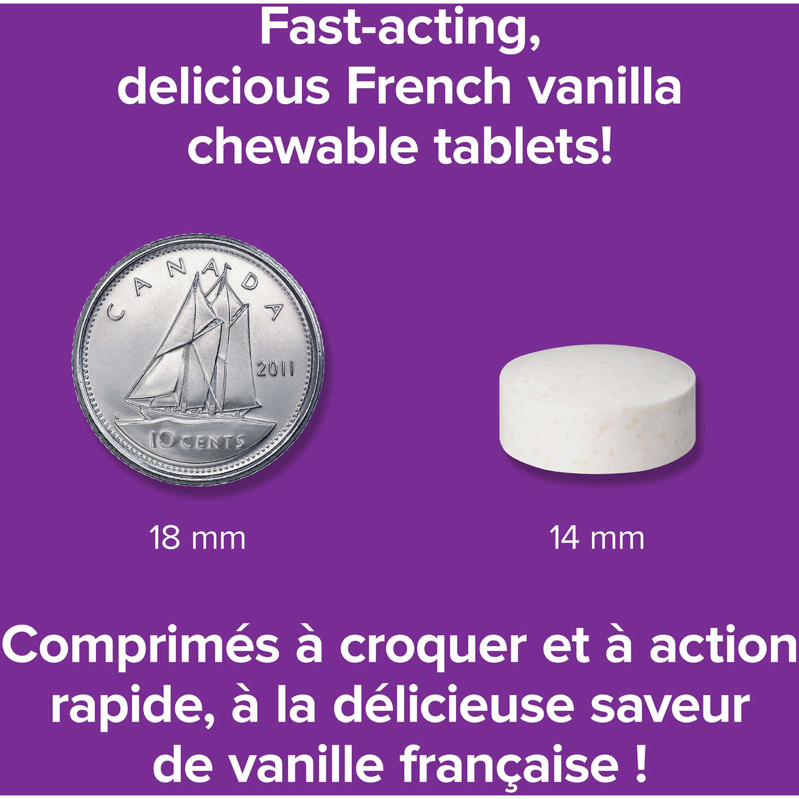Dairy Again!™ Lactase Enzyme 250 mg French Vanilla