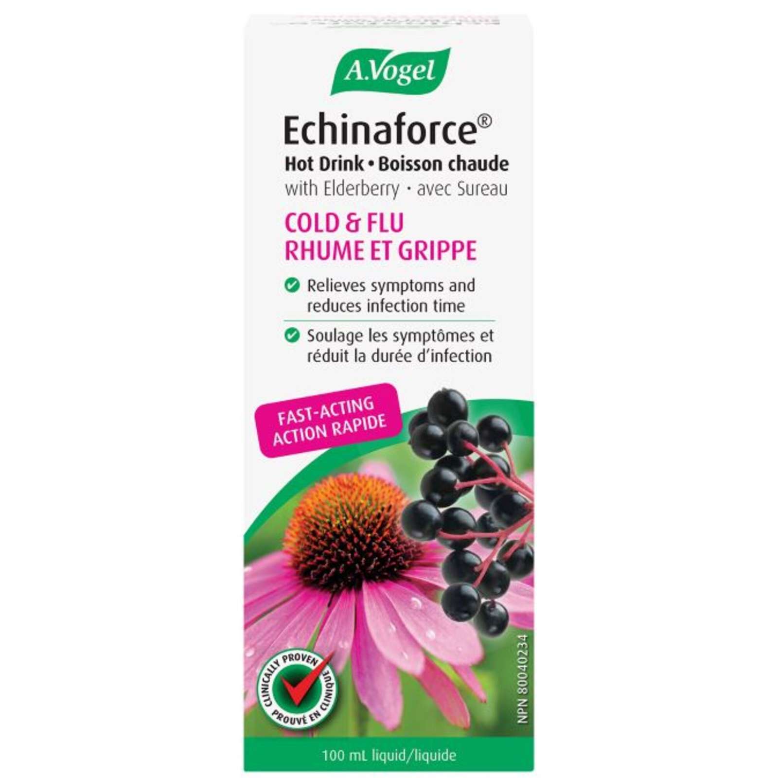 Echinaforce Extra Hot Drink Immune Support for Cold and Flu