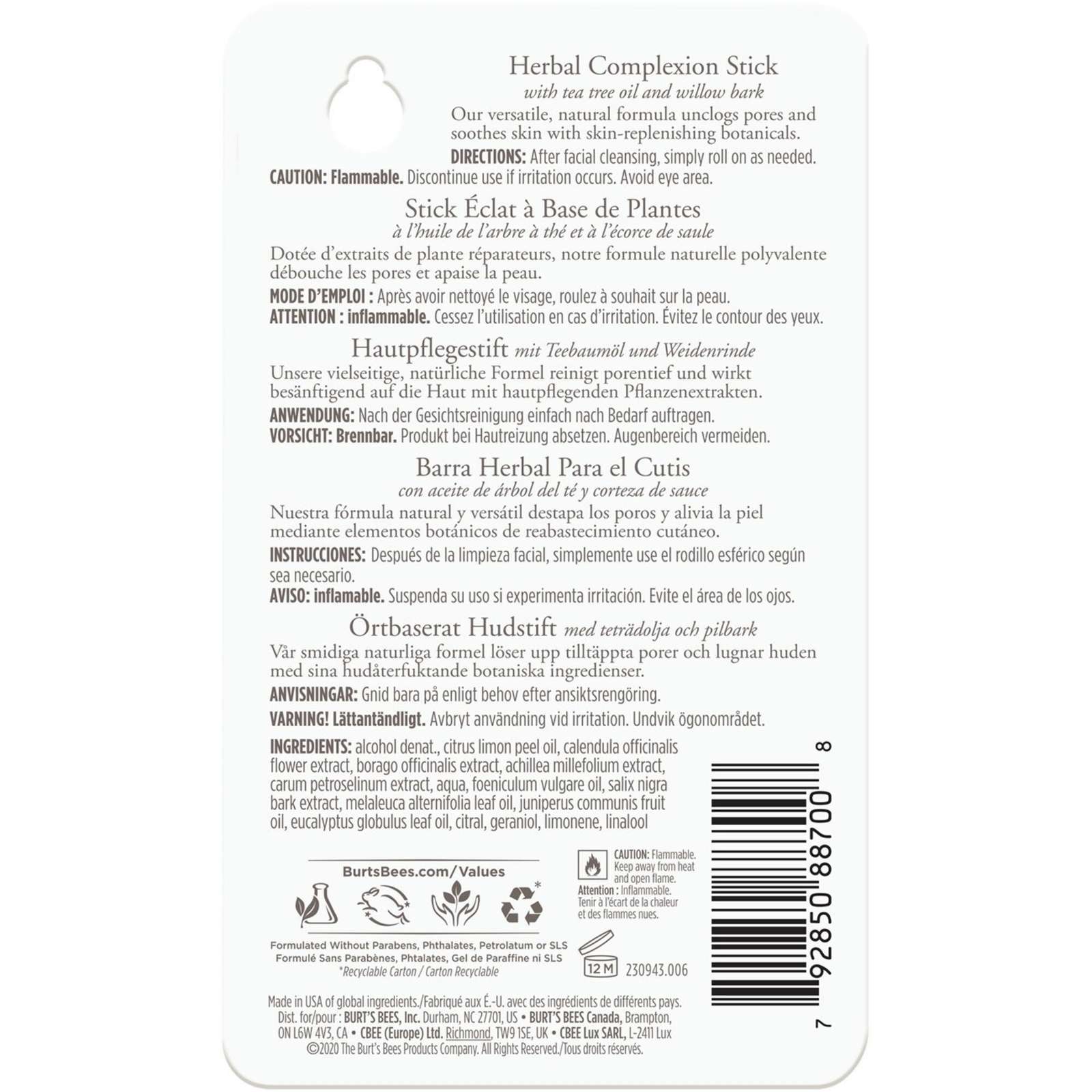 Herbal Blemish Stick