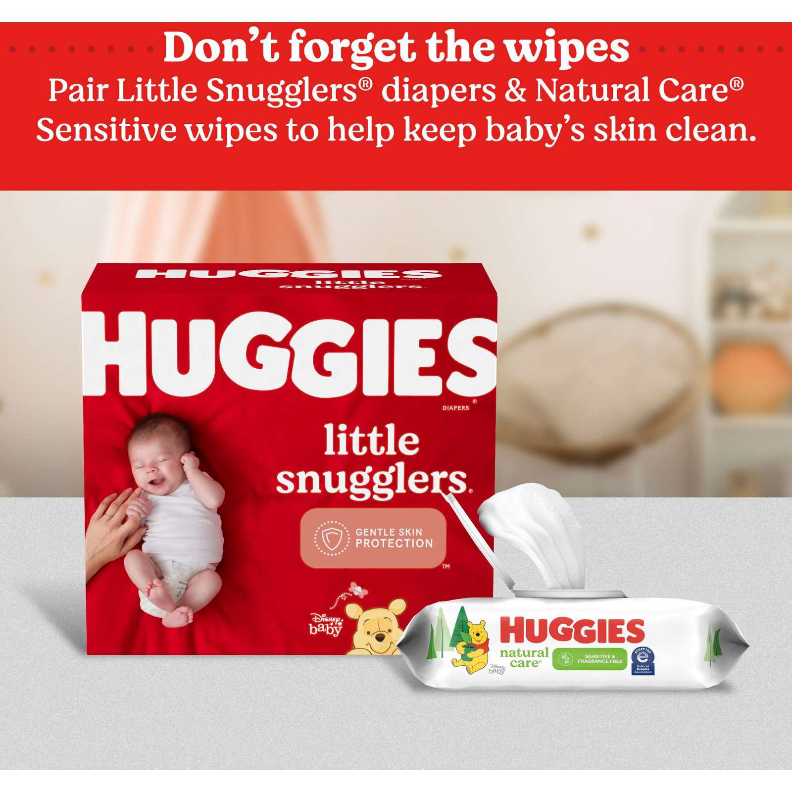 Huggies Little Snugglers Diapers, Size 2, 72 Count
