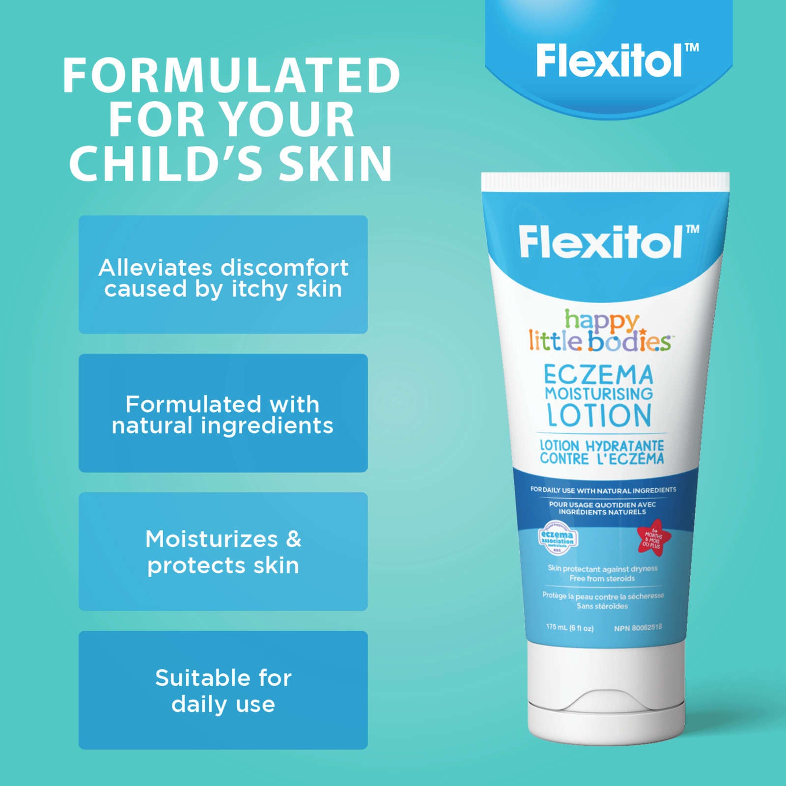 Happy Little Bodies™ Eczema Moisturizing Lotion