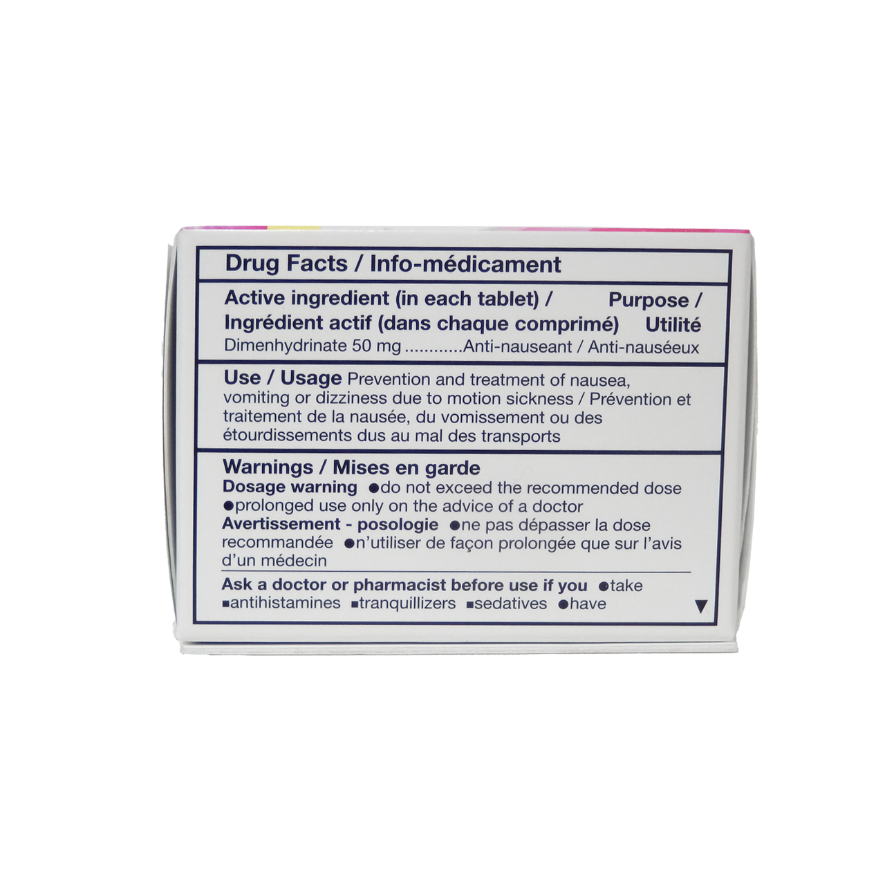 Option+ Anti-Nauseant Tablets 50 mg | 100 Tablets