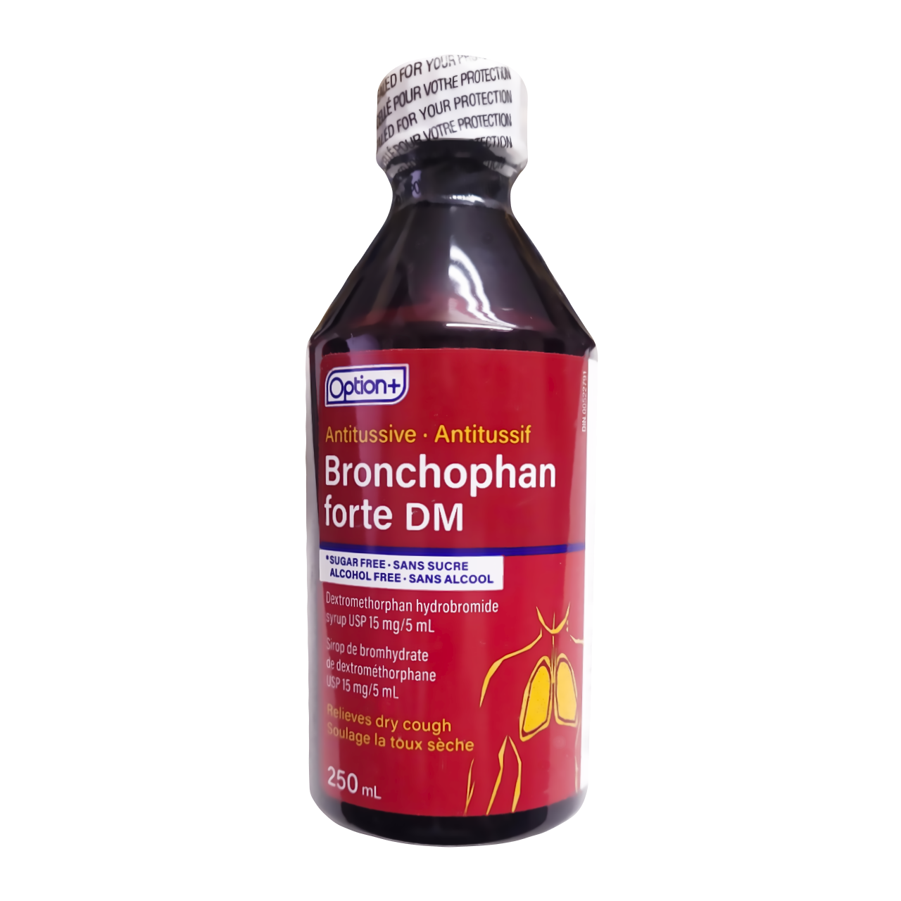 Option+ Bronchophan Forte DM Sucrose Free | 250 mL