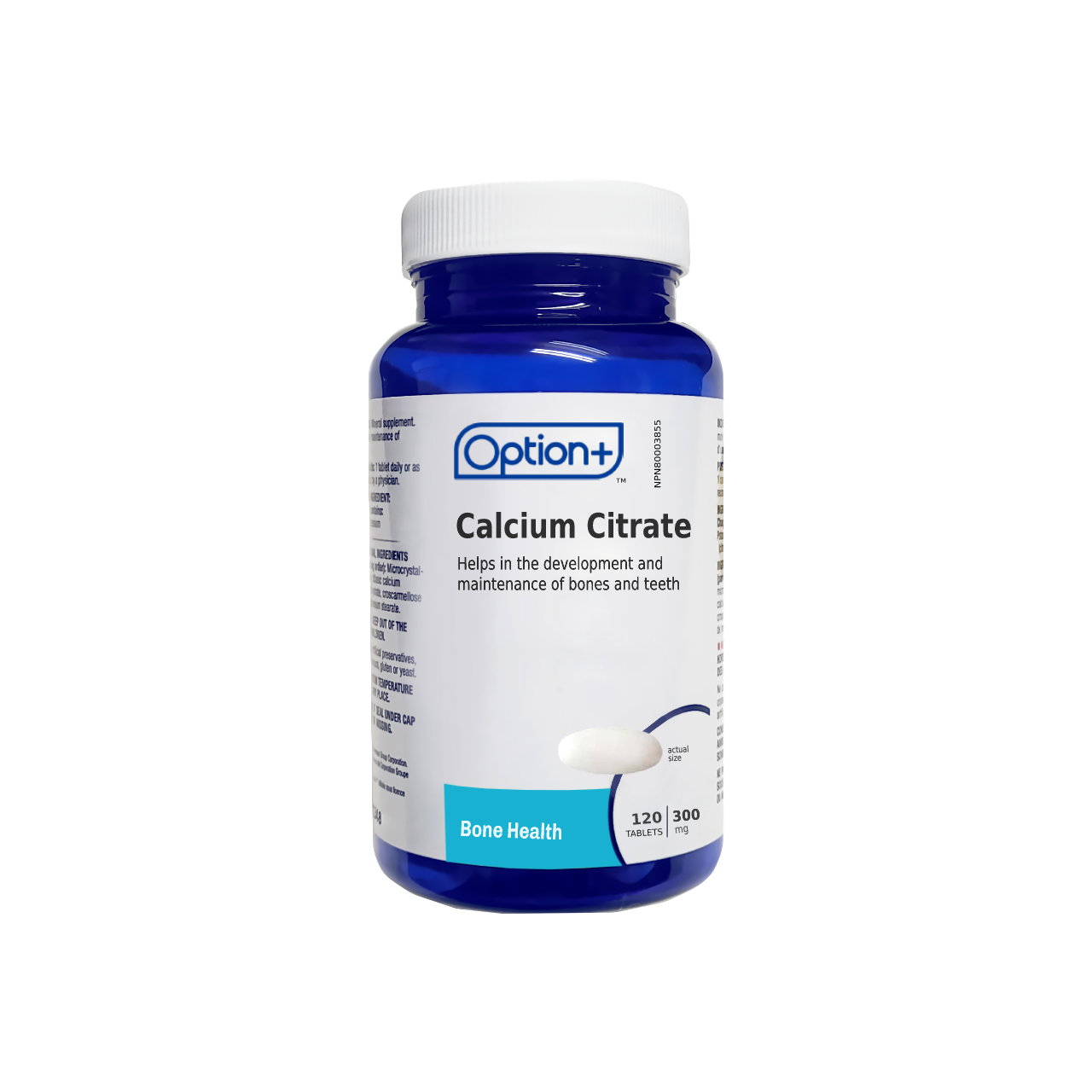 Option+ Calcium Citrate 300 mg | 120 Tablets