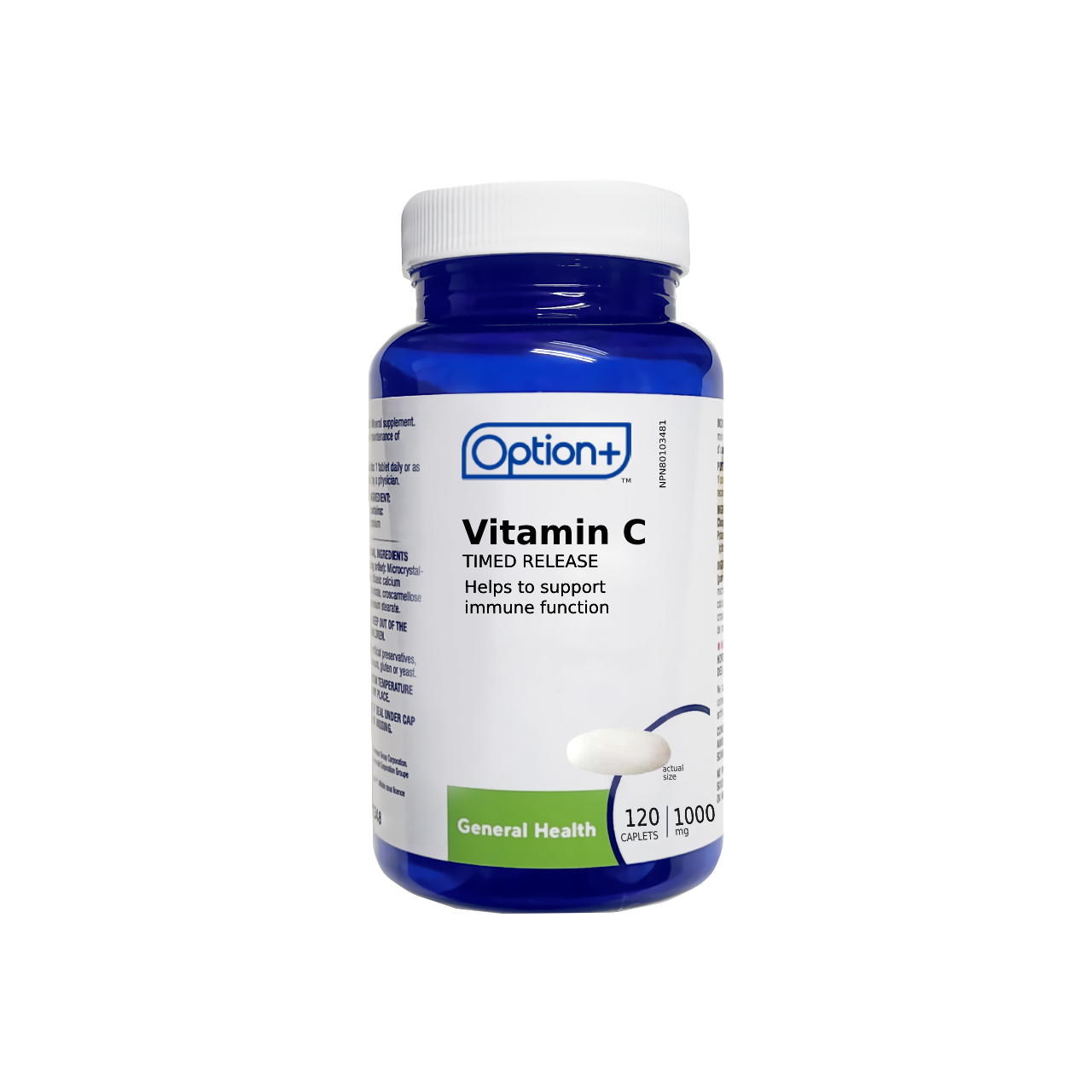 Option+ Vitamin C 1000 MG | 120 Caplets