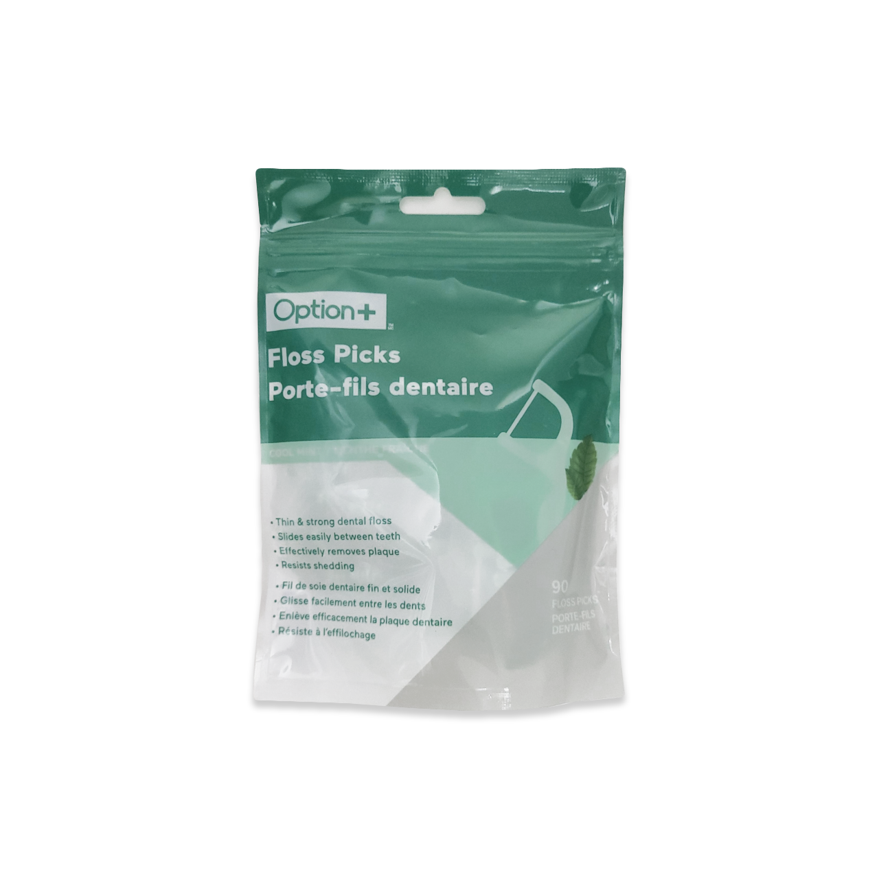 Option+ Dental Floss Picks | 90 Picks