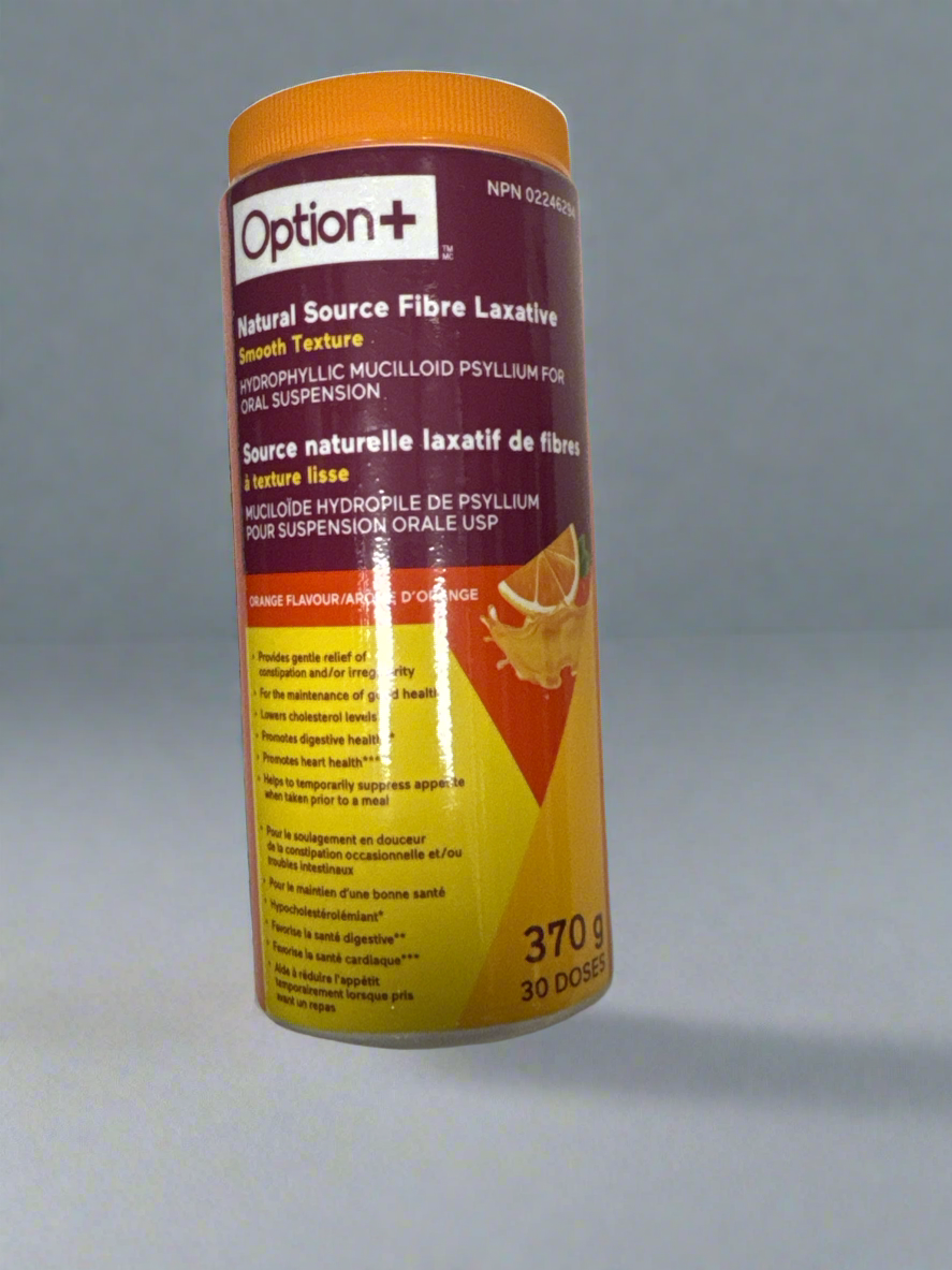 Option+ Fibre Laxative Smooth Texture Orange 370G