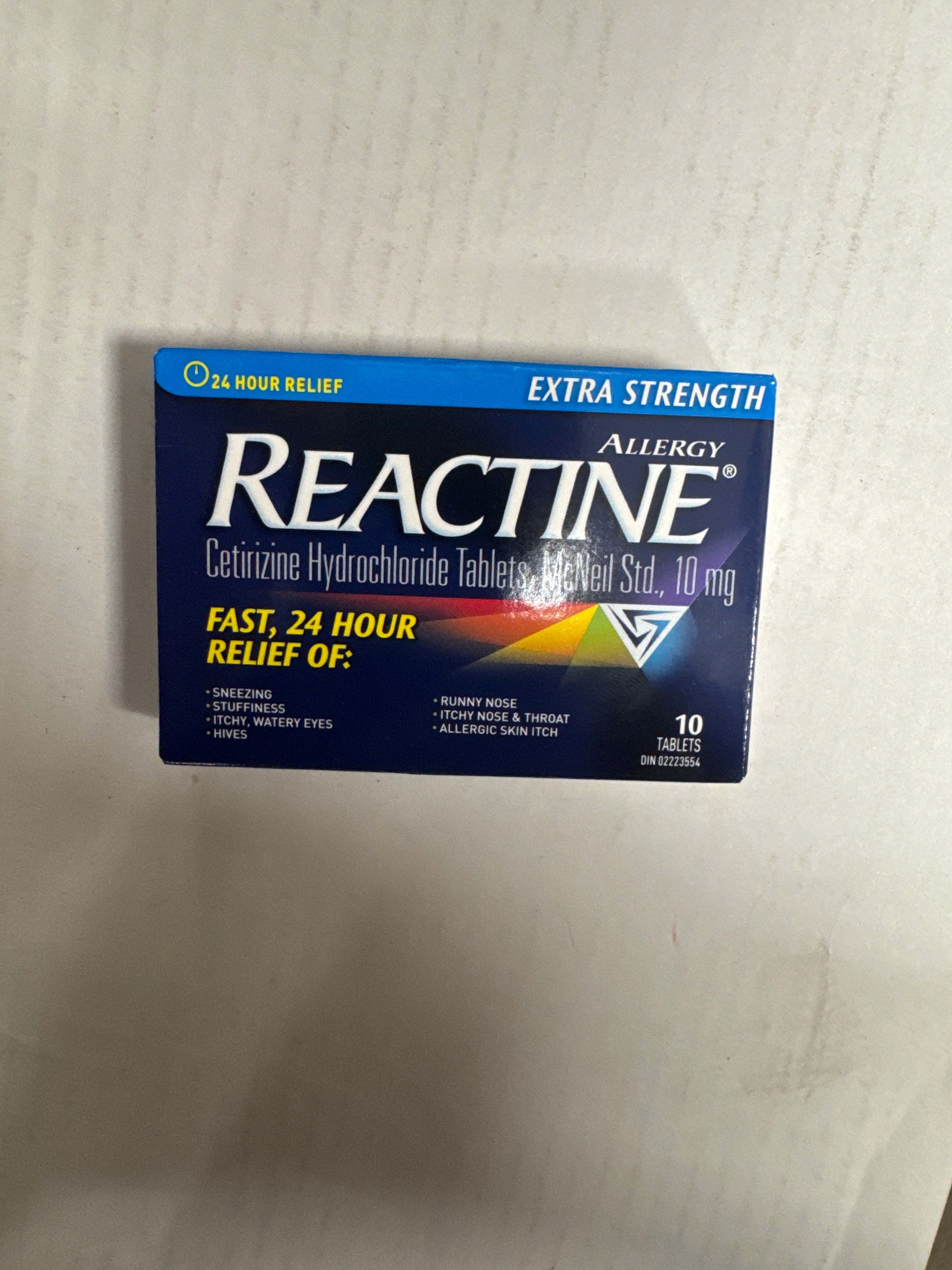 Reactine Extra Strength Allergy Relief 10 mg