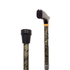 Option+ Folding Aluminium Cane with T-Handle | Green Swirl