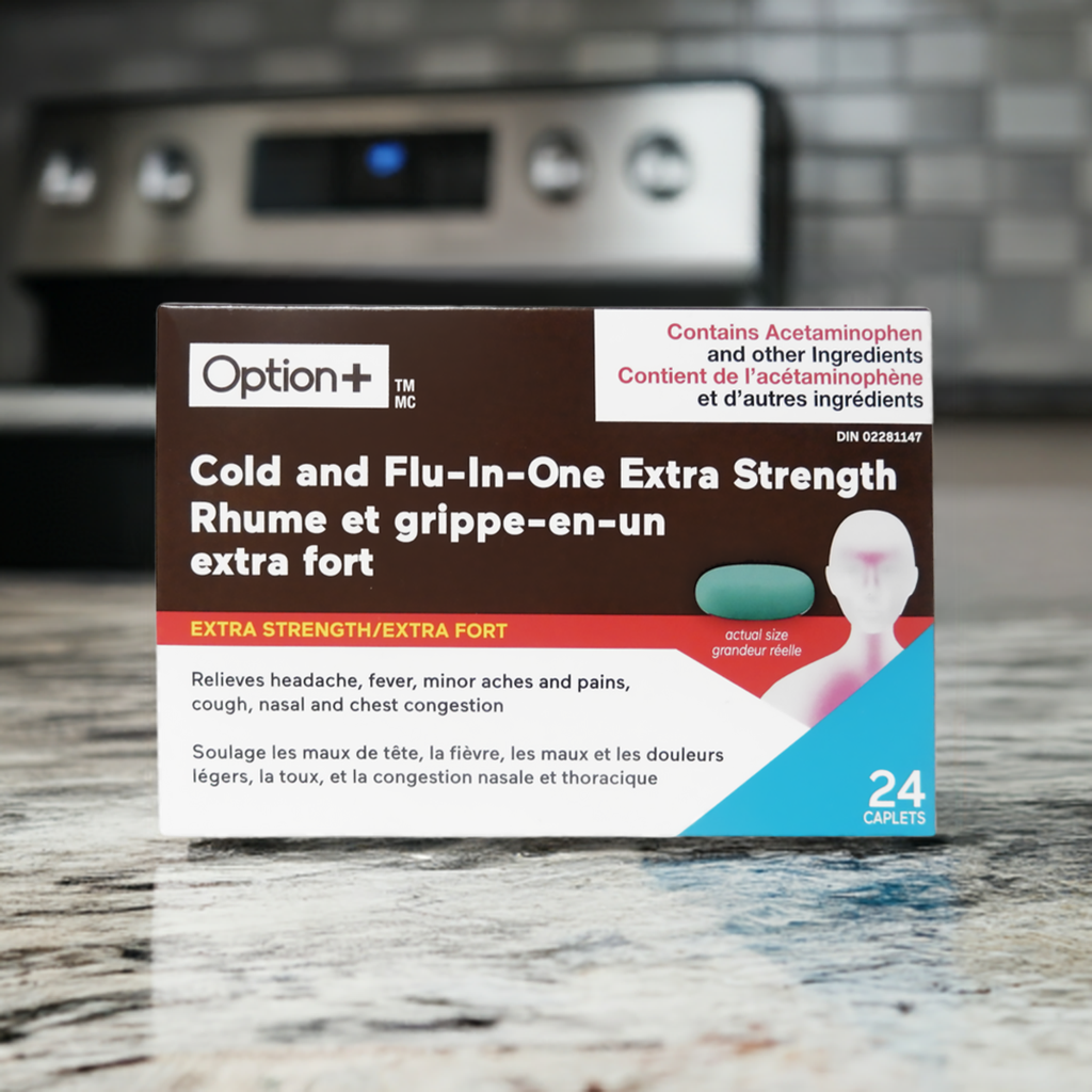 Option+ Extra Strength Cold & Flu  In-One | 24 Caplets
