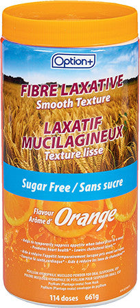 Option+ Fibre Laxative Smooth Texture - Sugar Free - Orange |  661 g