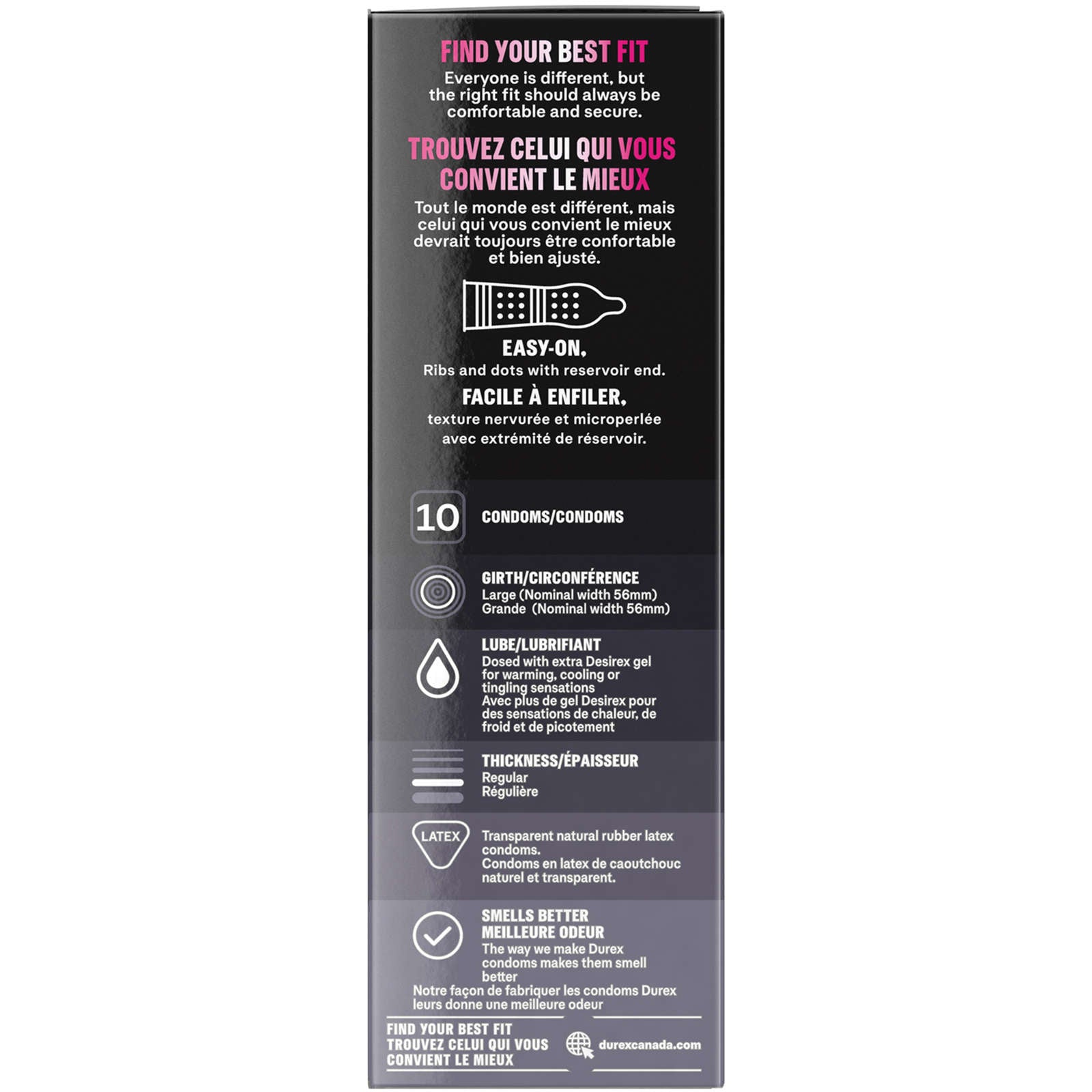 Durex Intense Orgasmic, Ribbed & Dotted Condoms
