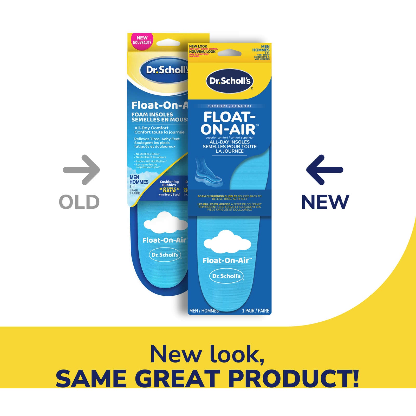 Dr. Scholl’s® Float-On-Air™ Foam Insoles, Men's, Sizes 8-14