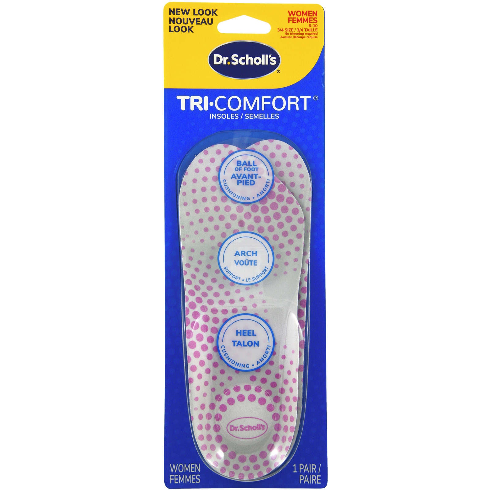 Dr. Scholl’s® Comfort Tri-Comfort® Insoles, Women's, Sizes 6-10