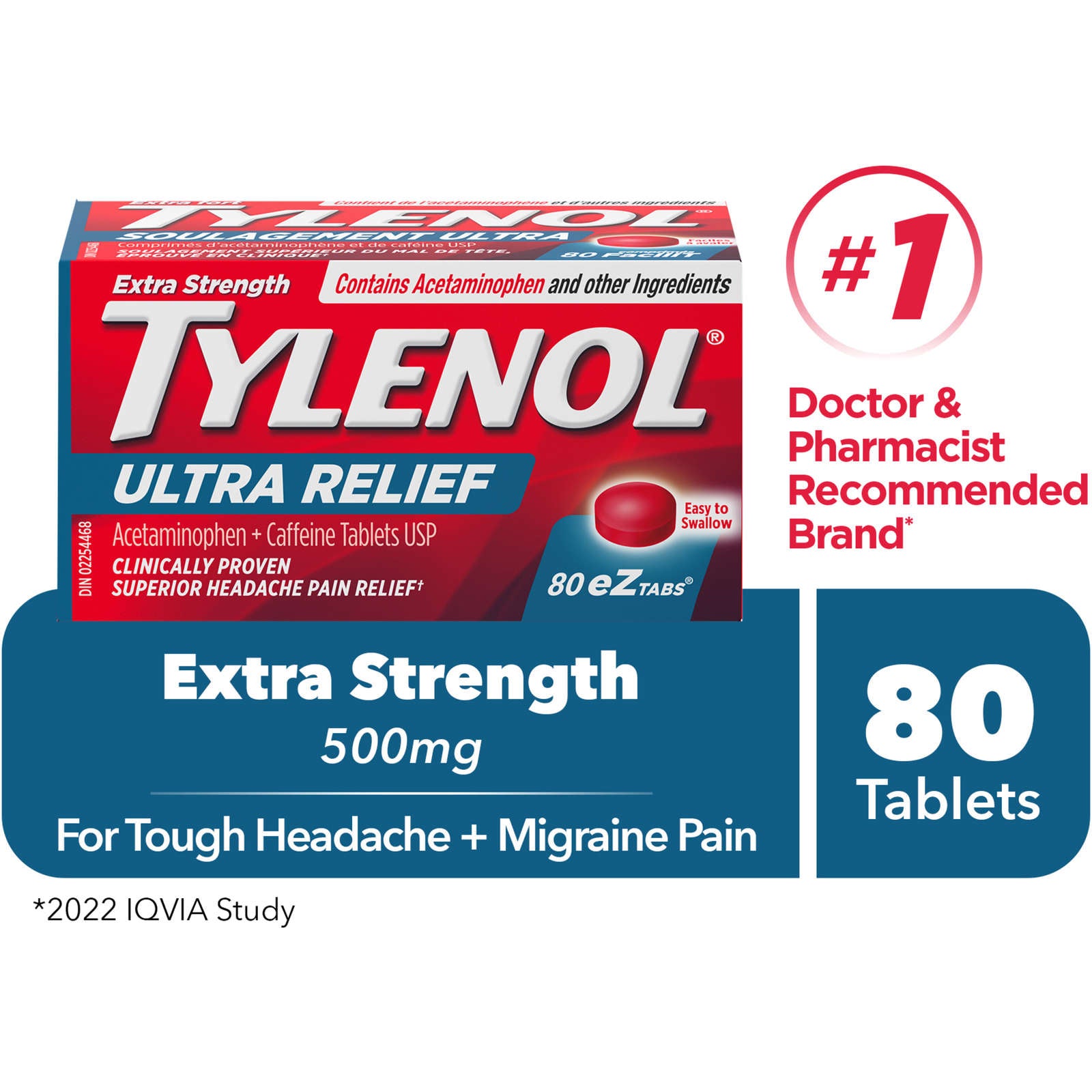 Ultra Pain Relief Acetaminophen 200 mgEZTabs