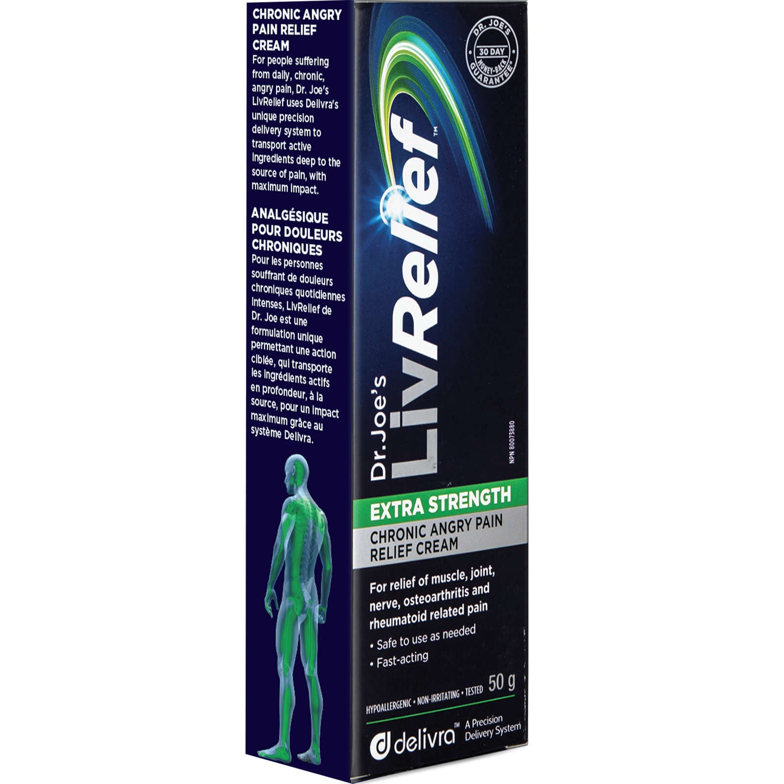 Livrelief Extra Strength Chronic Angry Pain Relief Cream 50g