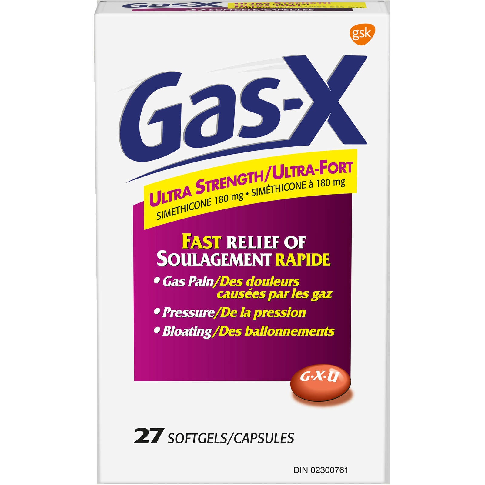 GAS-X Ultra Strength Softgels 27 units