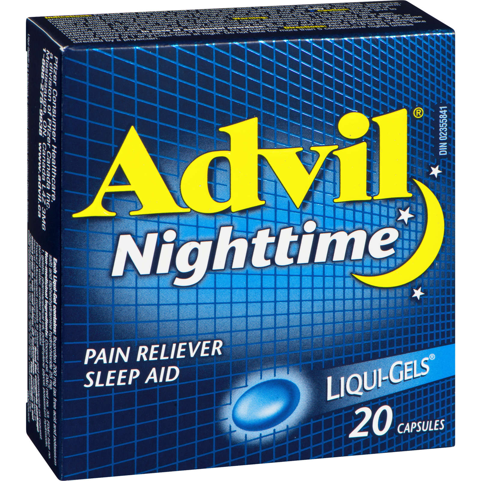 Advil Nighttime Liqui-Gels, 20 Count