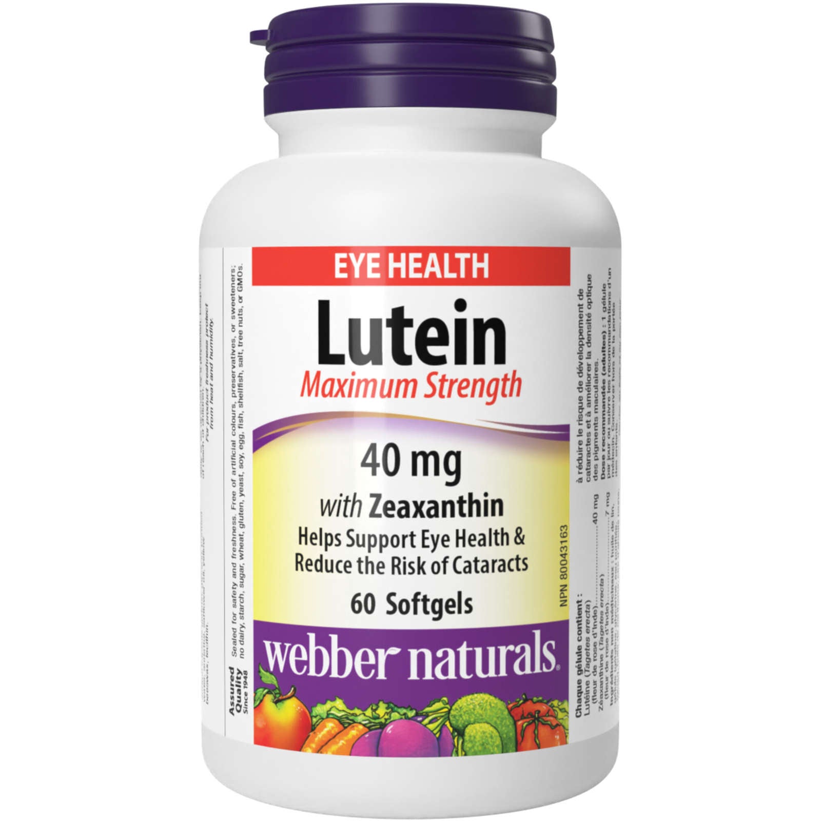 Lutein with Zeaxanthin Maximum Strength 40 mg