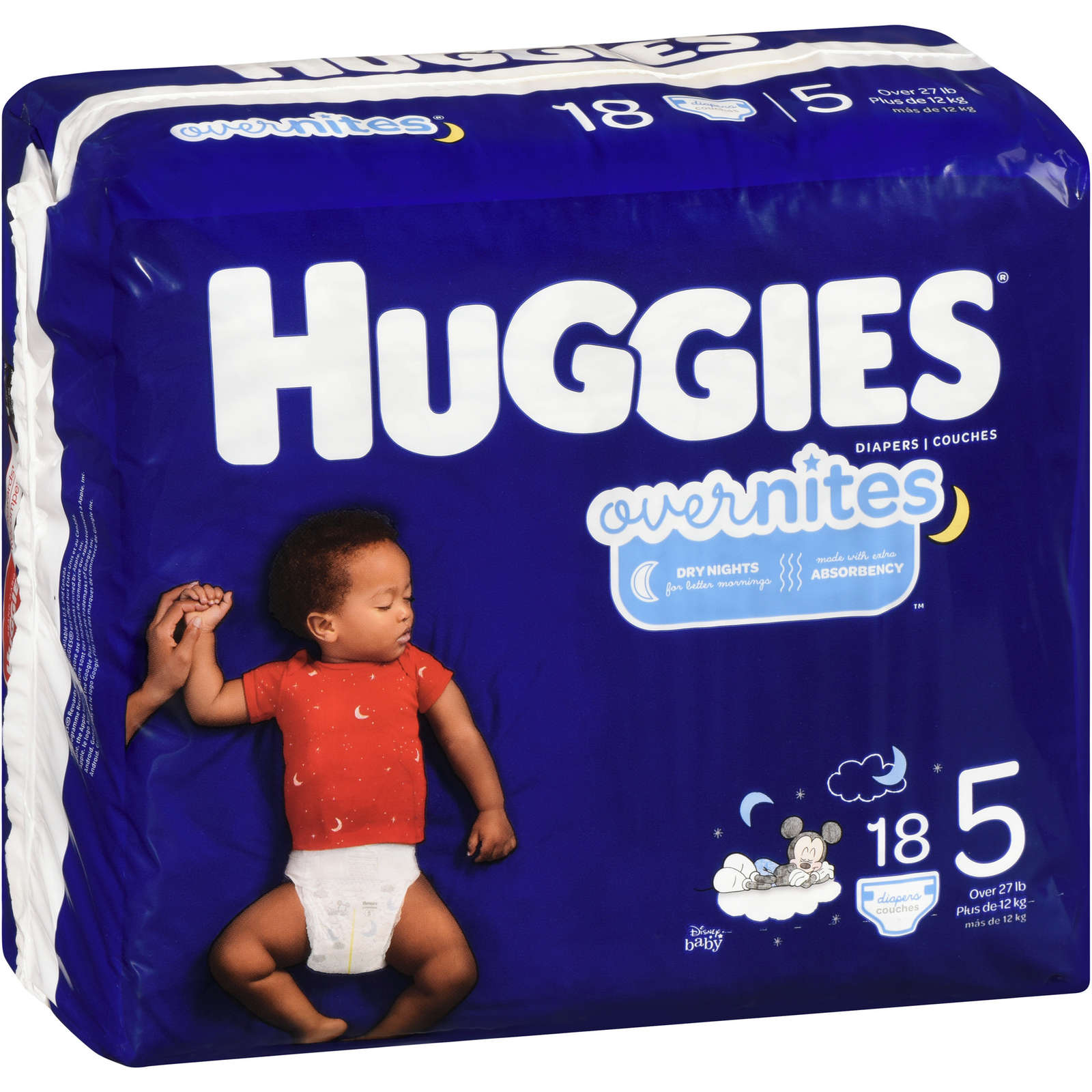 Overnites Nighttime Diapers, Size 5