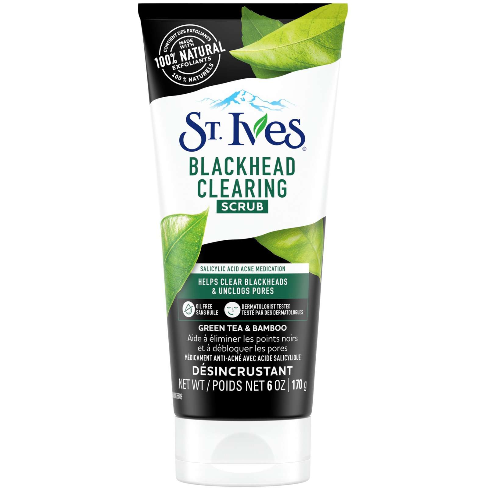 Blackhead Clearing Green Tea & Bamboo  Scrub  170 g