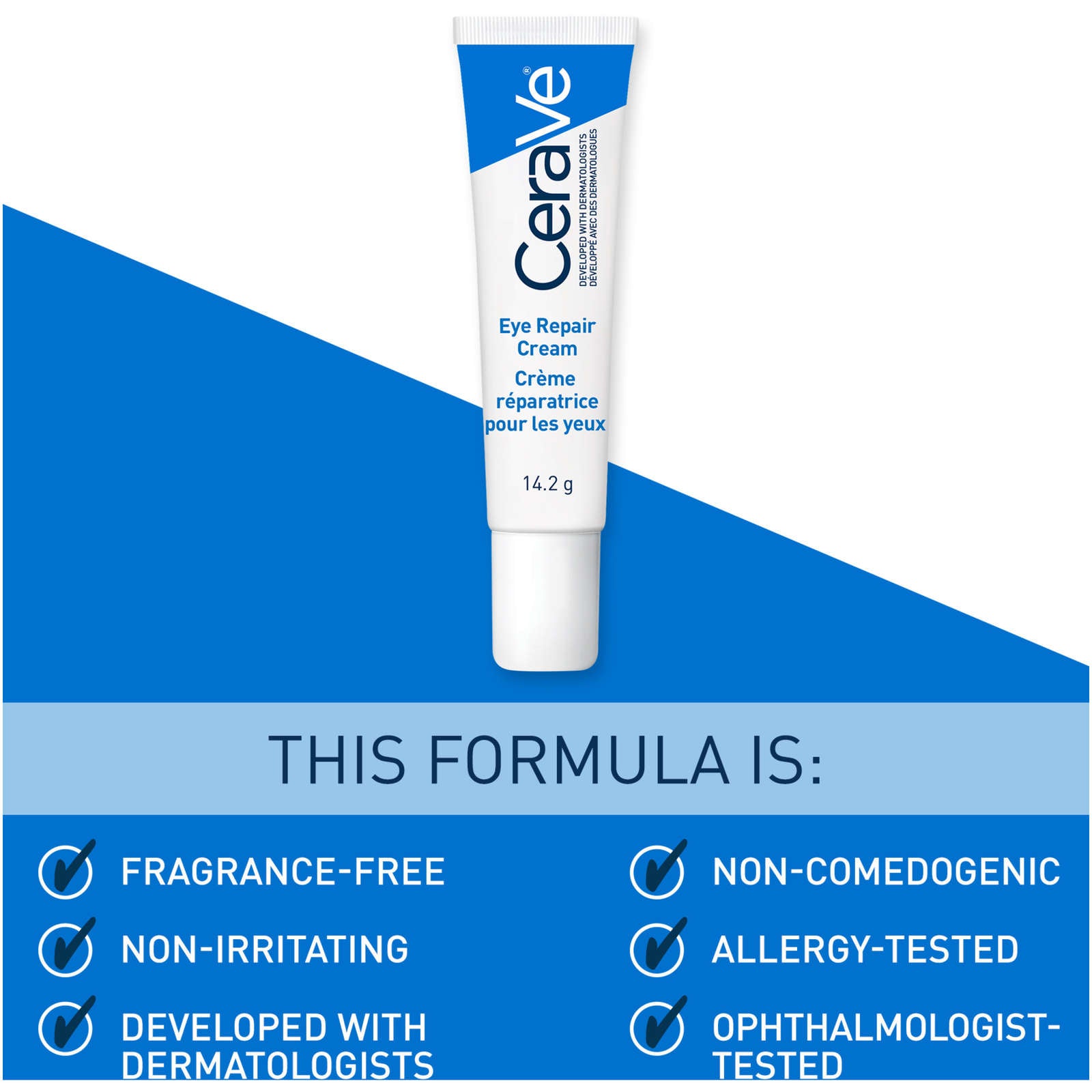 Eye Repair Cream with Hyaluronic Acid & 3 Ceramides