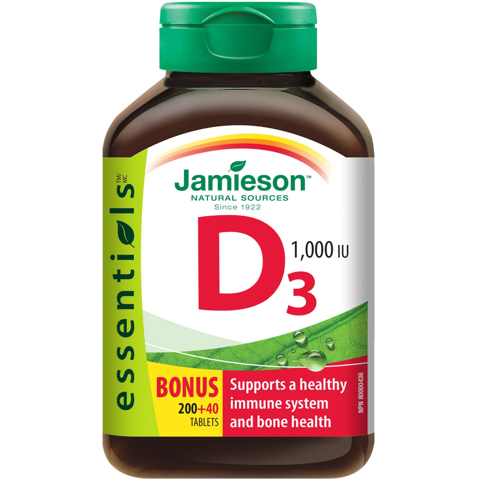 Vitamin D 1,000 IU Tablets