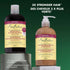 SheaMoisture Jamaican Black Castor Oil Stengthen & Restore shampoo for Damaged Hair with Shea Butter, Peppermint & Apple Cider Vinegar To Cleanse and Nourish Hair 384 ml