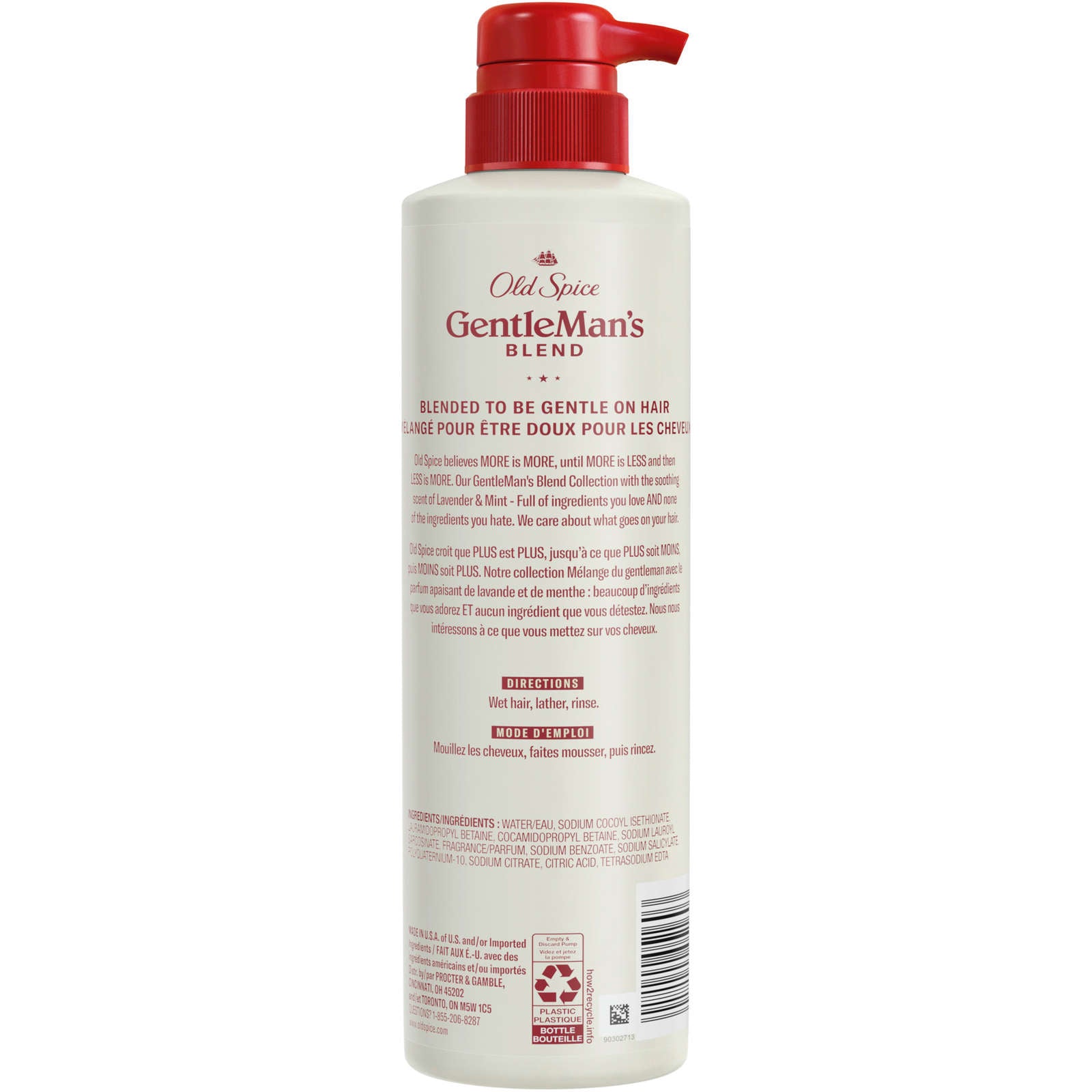 Gentleman’s Blend Soothing Men's Shampoo with Lavender & Mint Scent