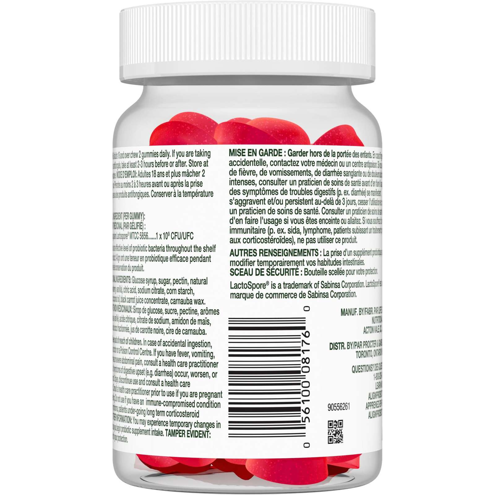 Daily Probiotic Supplement, 50 Gummies