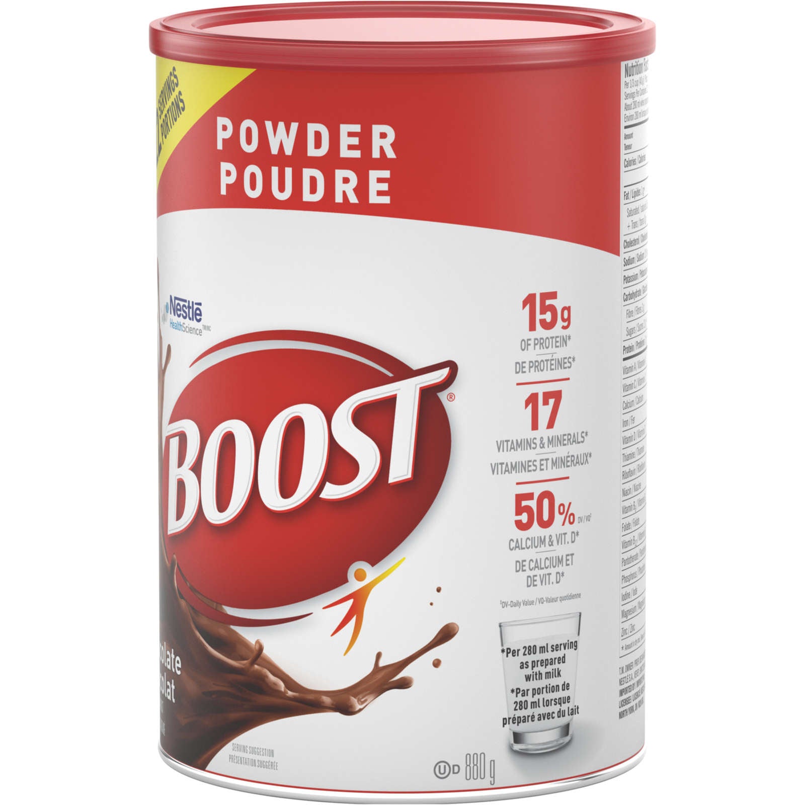 BOOST Powder Chocolate, 880 g