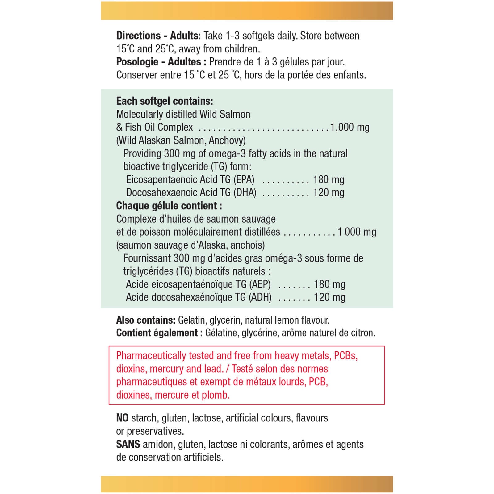 No Fishy Aftertaste Wild Salmon & Fish Oil