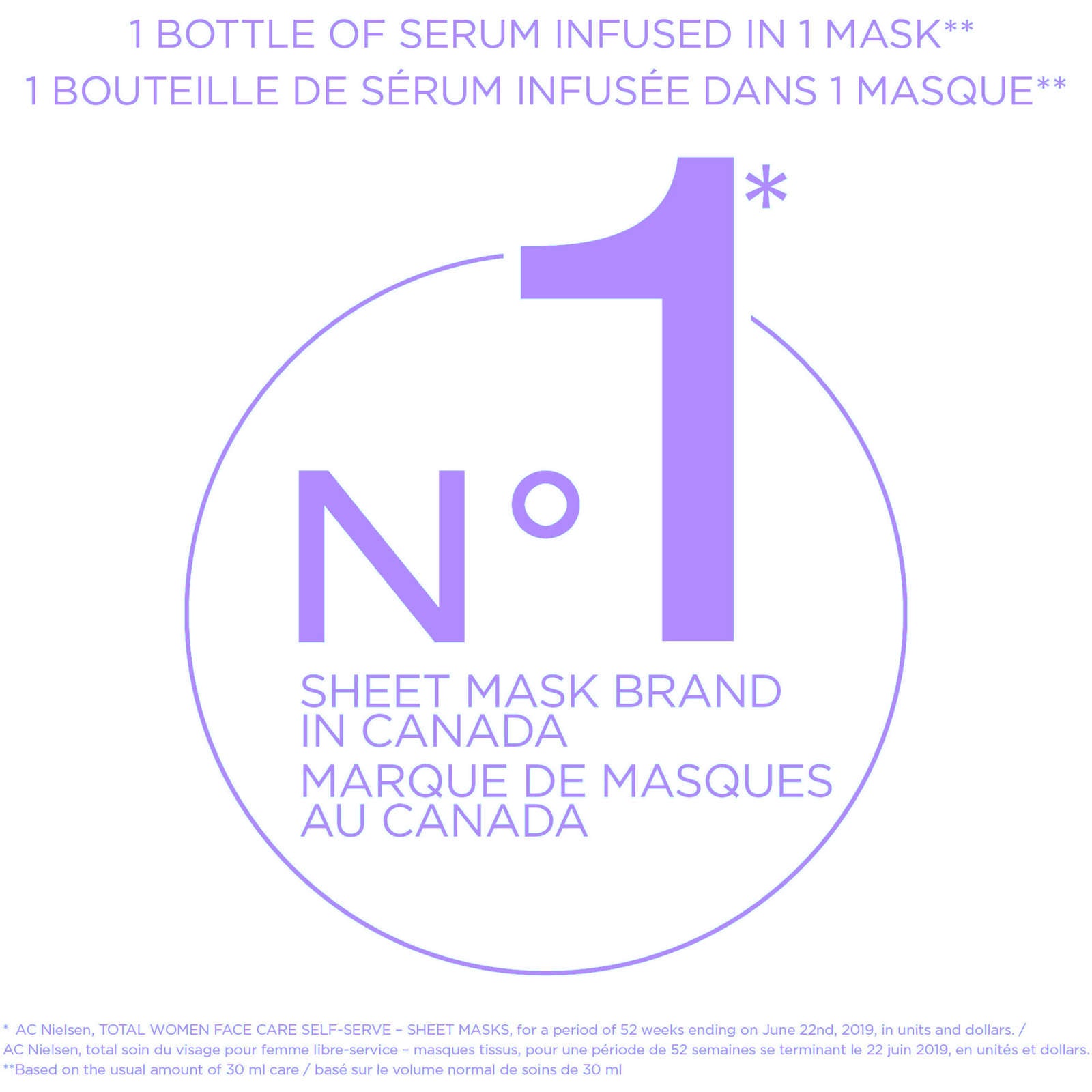 SkinActive Moisture Bomb Super Hydrating + Detiring Sheet Mask with Hyaluronic Acid + Lavender