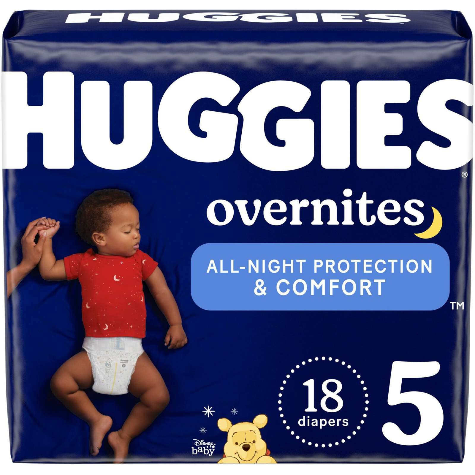 Overnites Nighttime Diapers, Size 5