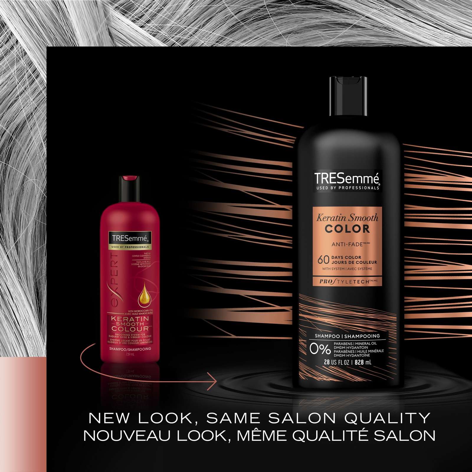 Keratin Smooth Colour Shampoo for coloured hair Anti-Fade formulated with Pro Style Technology™