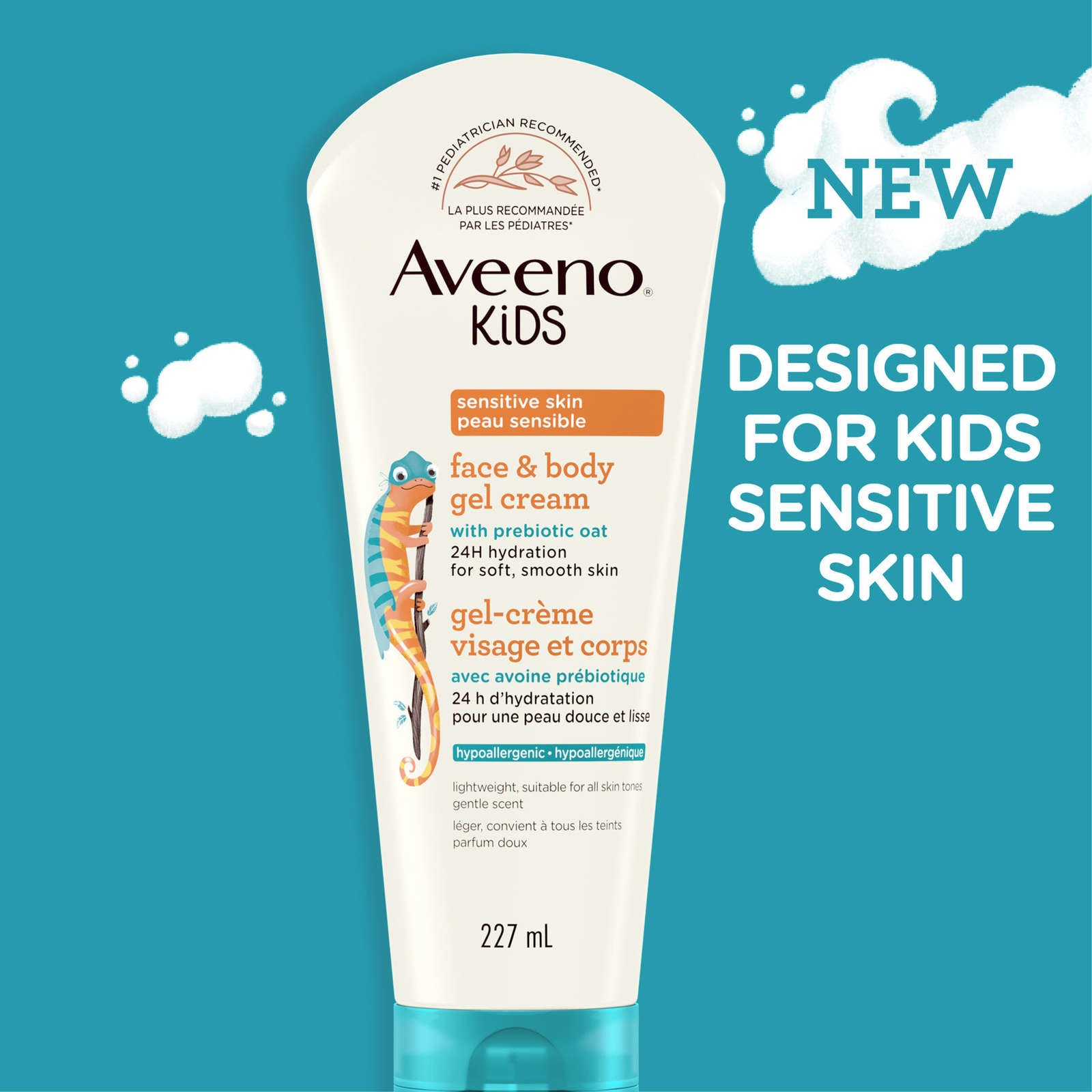 Kids Face & Body Gel Cream For Sensitive Skin