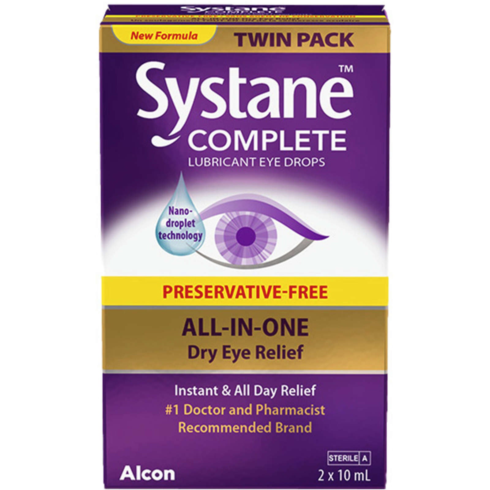 Systane Complex SYSTANE® Complete Preservative Free Lubricant Eye Drops, Twin Pack – We ...