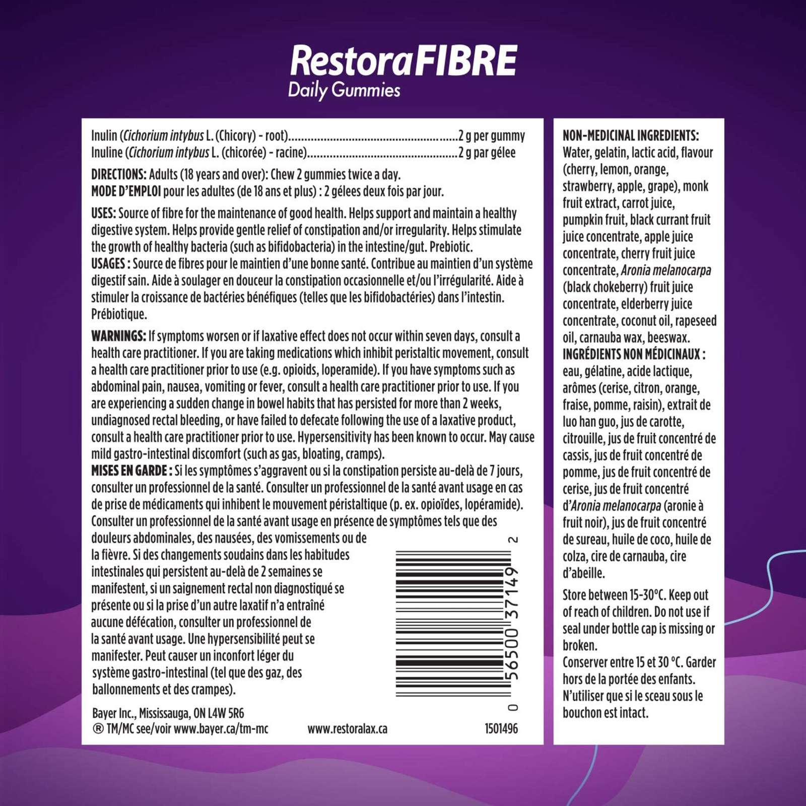 RestoraFIBRE Daily Gummies