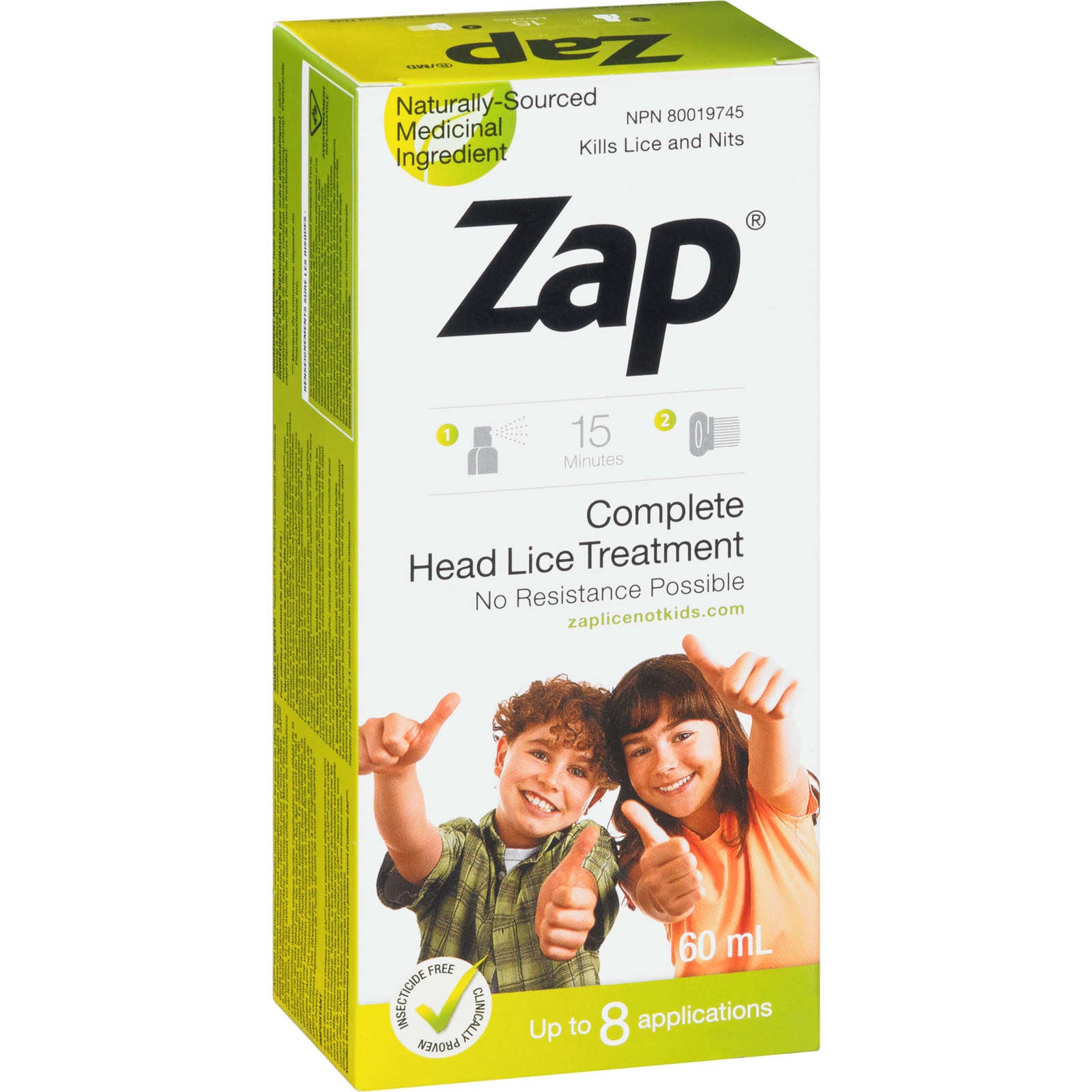 Zap Complete Head Lice Treatment