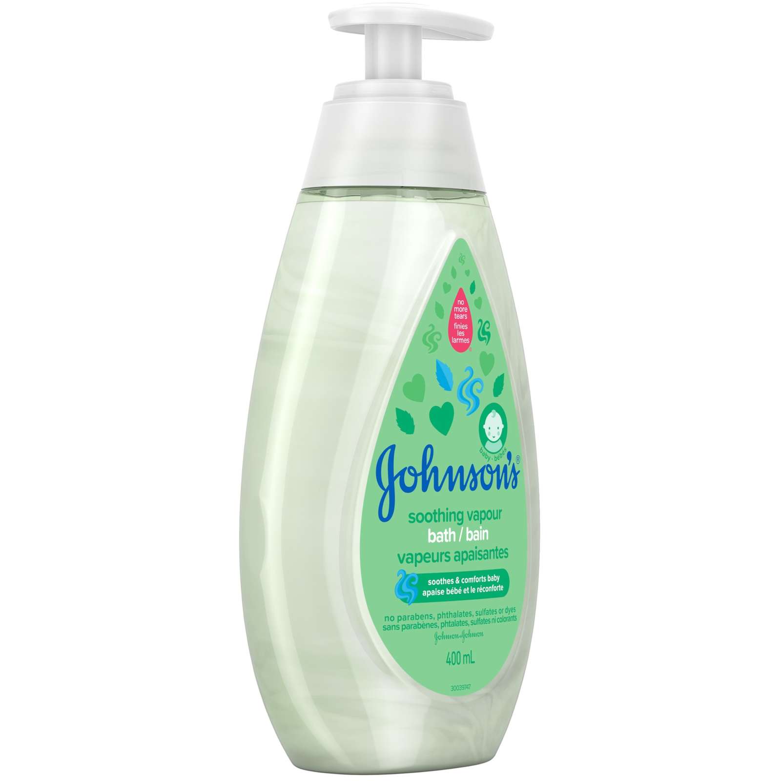 Johnson's Baby Vapor Bath, Soothing Baby Wash with Eucalyptus 400mL