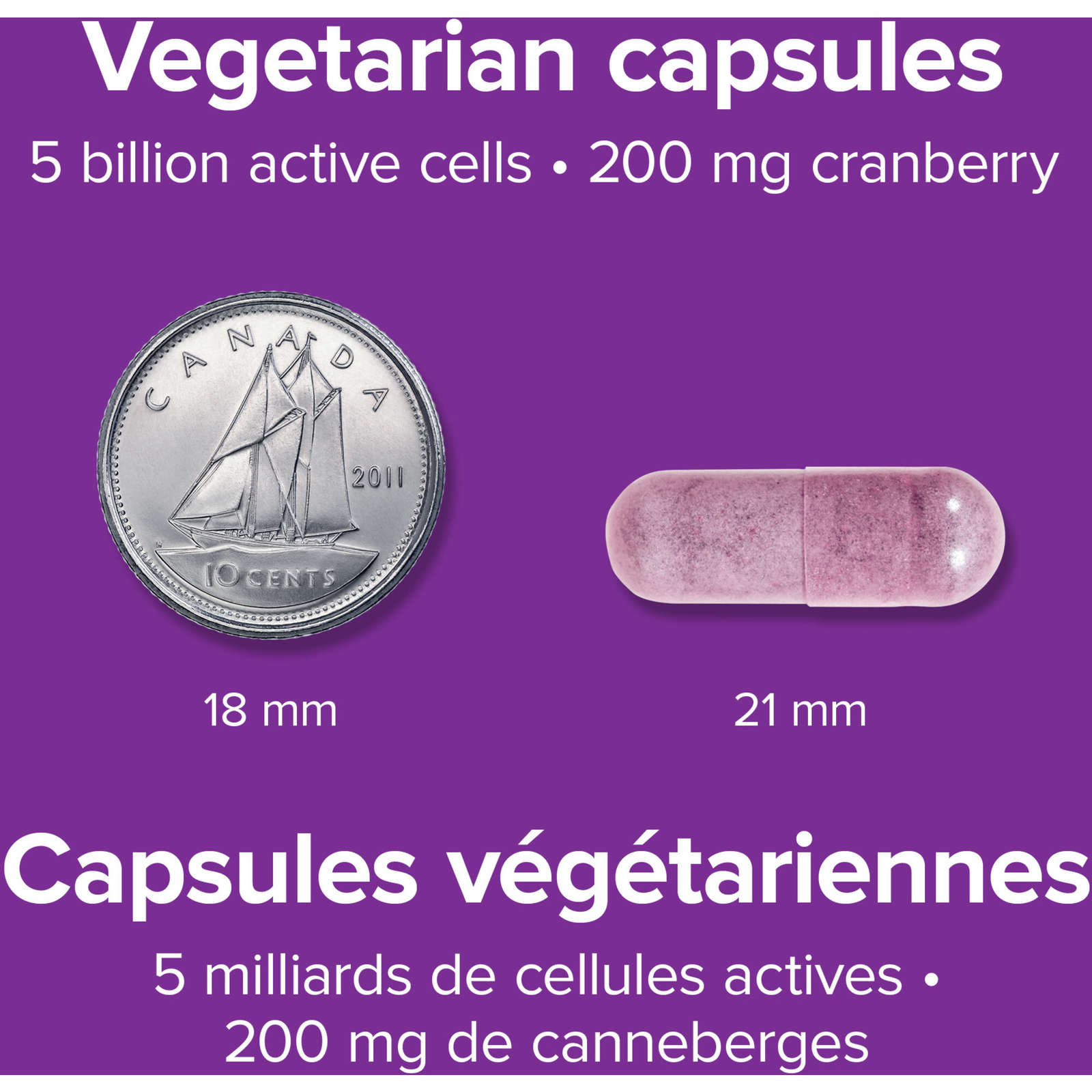 Probiotic 5 Billion with 200 mg Cranberry