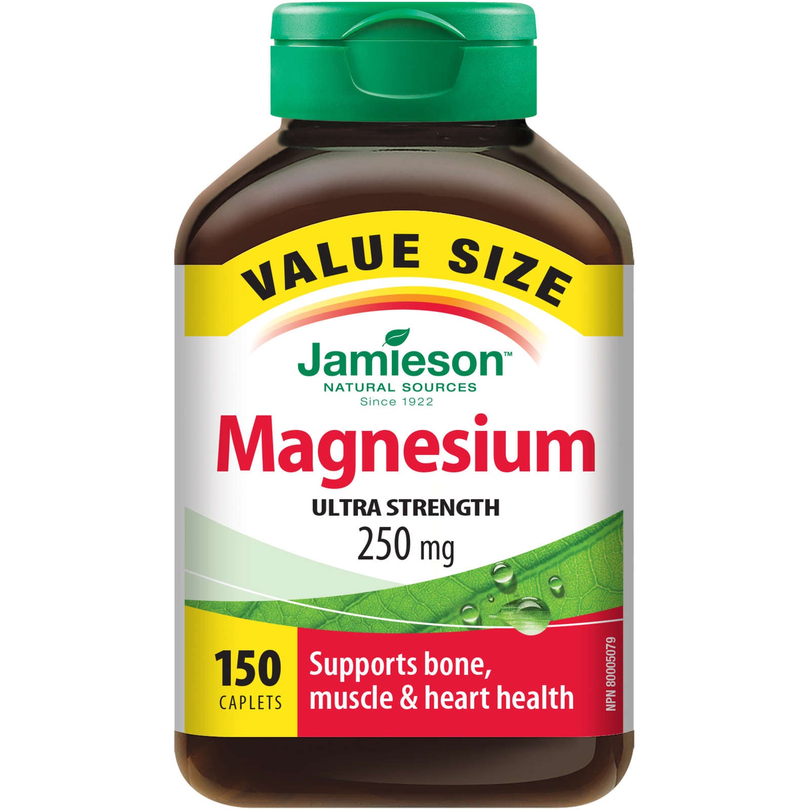 Magnesium High Potency Caplets, 250 mg Value Pack