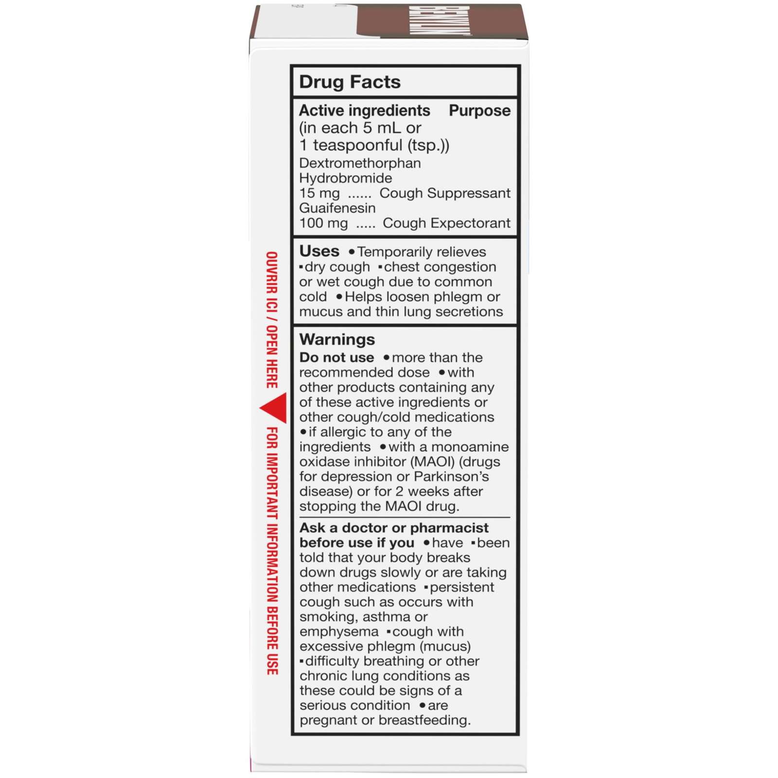 Regular Stregnth Cough & Chest Congestion Relief Syrup