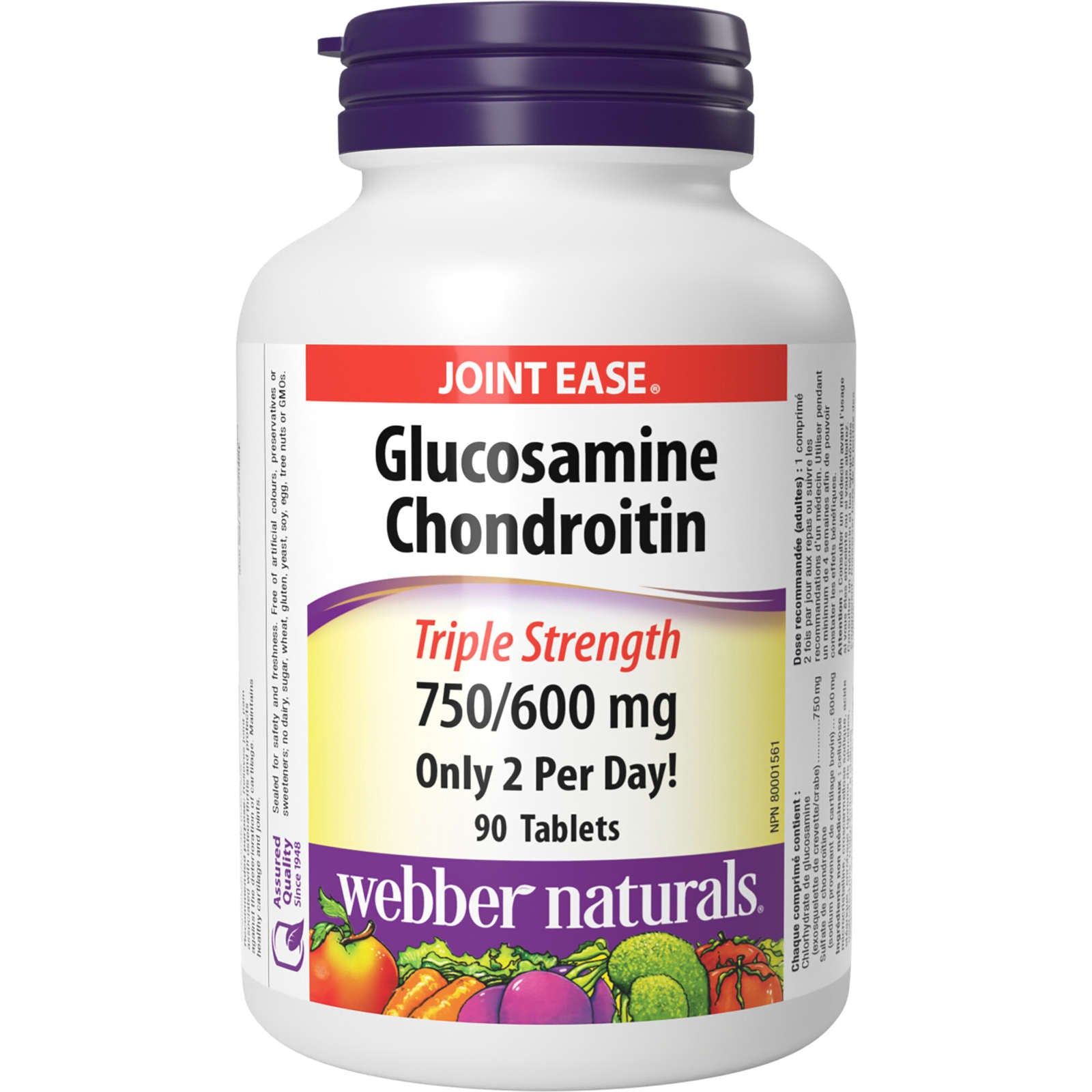 Glucosamine Chondroitin Triple Strength 750/600 mg