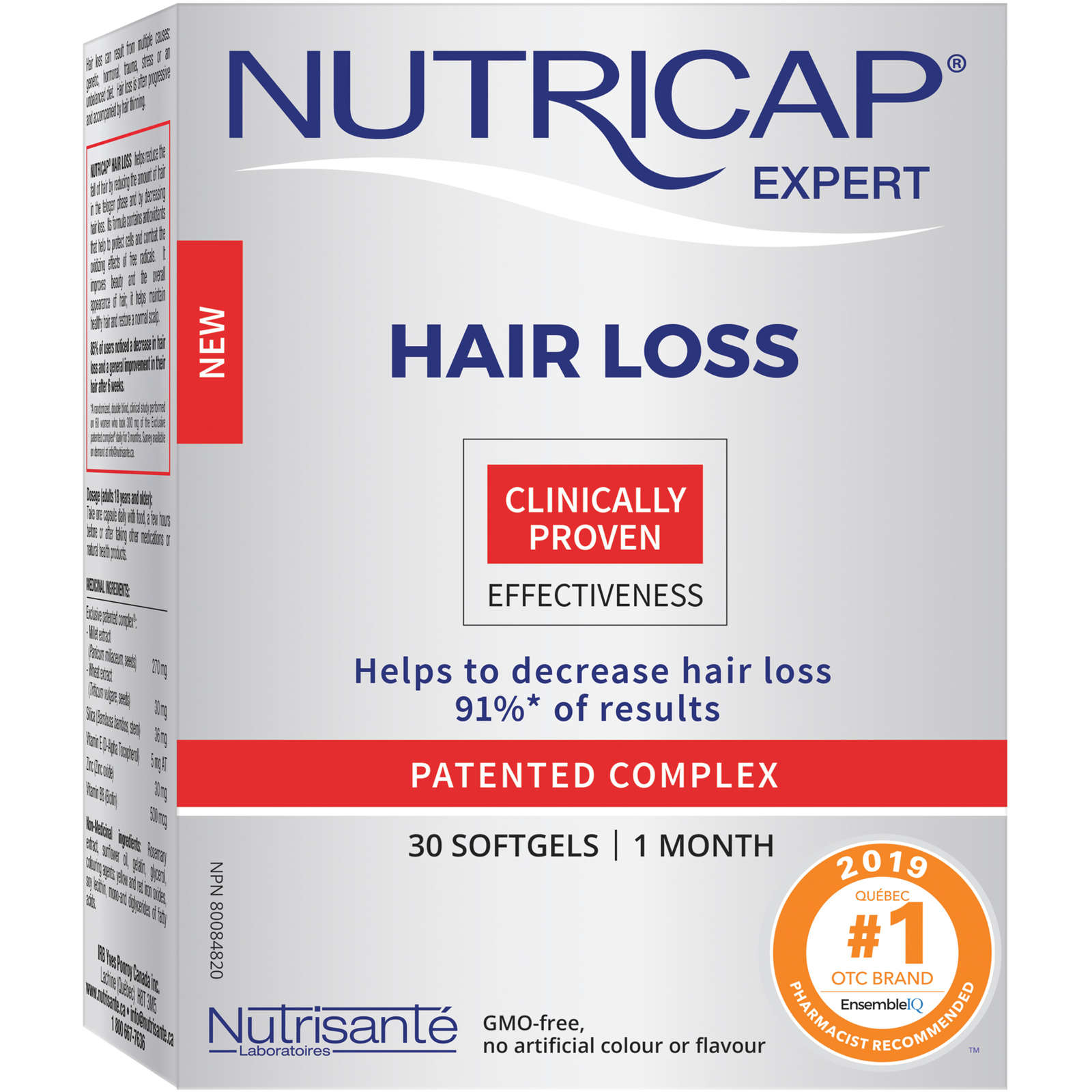 Nutricap Hair Loss 30 Softgels