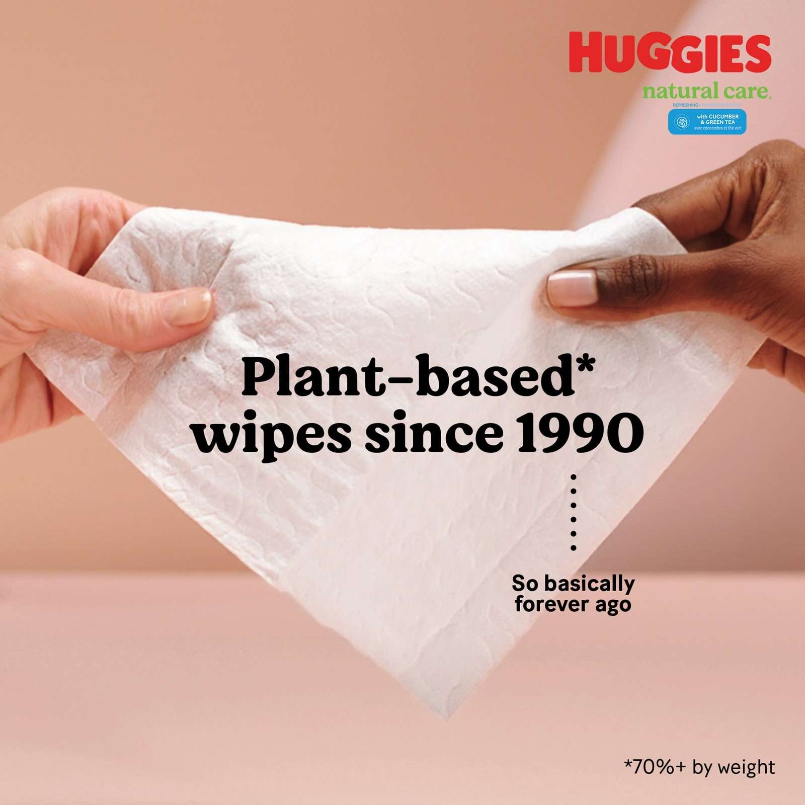 Huggies Natural Care Refreshing Baby Wipes, Scented, 1 Flip-Top Pack (56 Wipes Total)