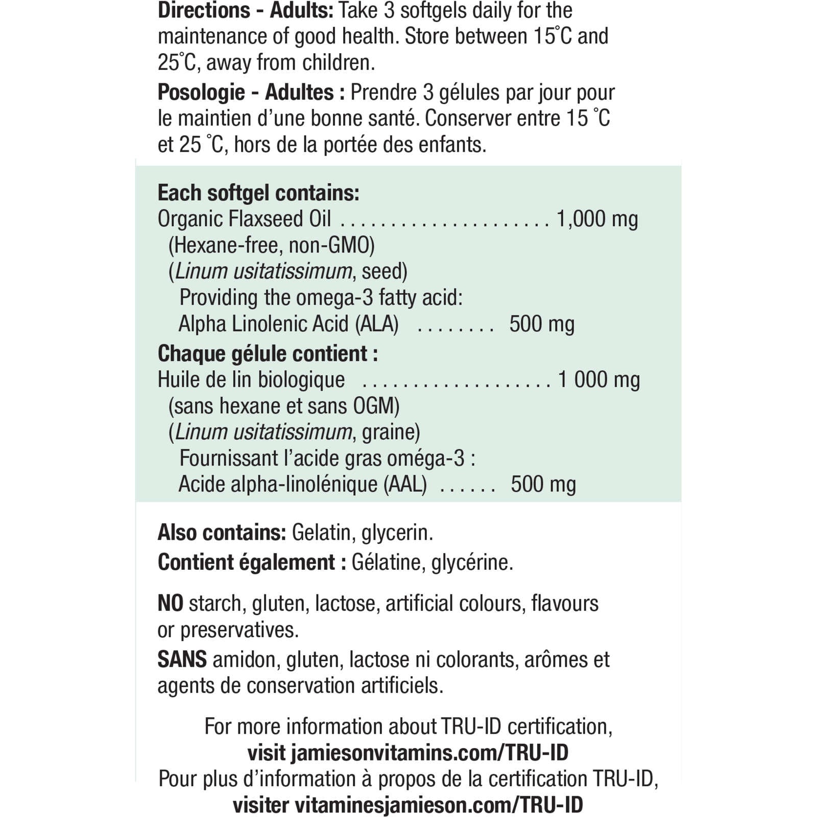 Flax 1,000 mg